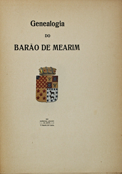 GENEALOGIA DO BARÃƒO DE MEARIM.