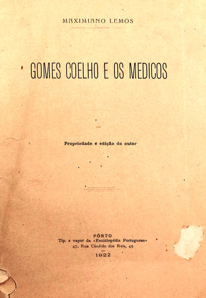 GOMES COELHO E OS MEDICOS.