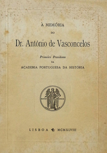 MEMÃ“RIA (Ã€) DO DR. ANTONIO DE VASCONCELOS.