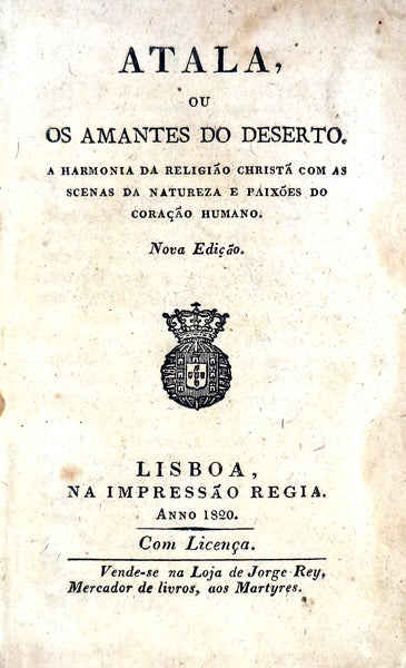 ATALA, OU OS AMANTES DO DESERTO.