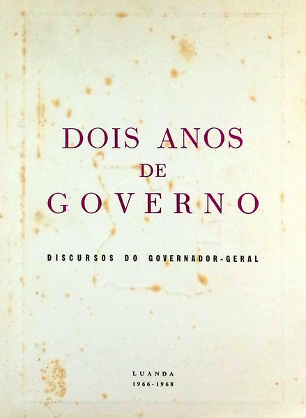 DOIS ANOS DE GOVERNO.