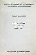 ENSINO SECUNDÃRIO. FILOSOFIA. 1974-1975.