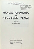 MANUAL FORMULÃRIO DE PROCESSO PENAL.