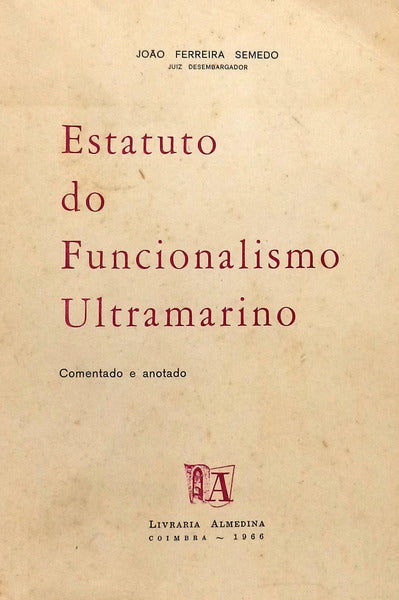 ESTATUTO DO FUNCIONALISMO ULTRAMARINO.