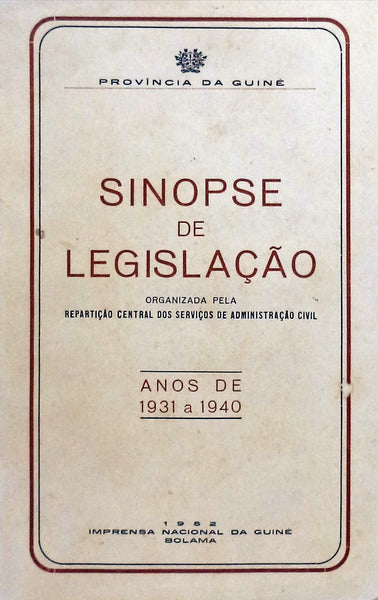 SINOPSE DE LEGISLAÃ‡ÃƒO.