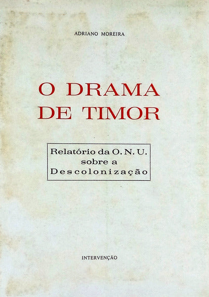 O DRAMA DE TIMOR.