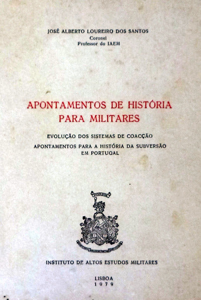 APONTAMENTOS DE HISTÃ“RIA PARA MILITARES.