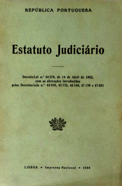 ESTATUTO JUDICIÃRIO.