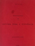 APONTAMENTOS DE HISTÃ“RIA GERAL E ECONÃ“MICA.
