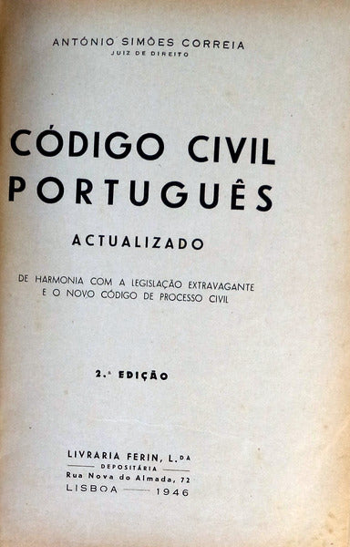 CÃ“DIGO CIVIL PORTUGUÃŠS.