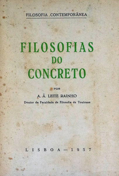 FILOSOFIAS DO CONCRETO.