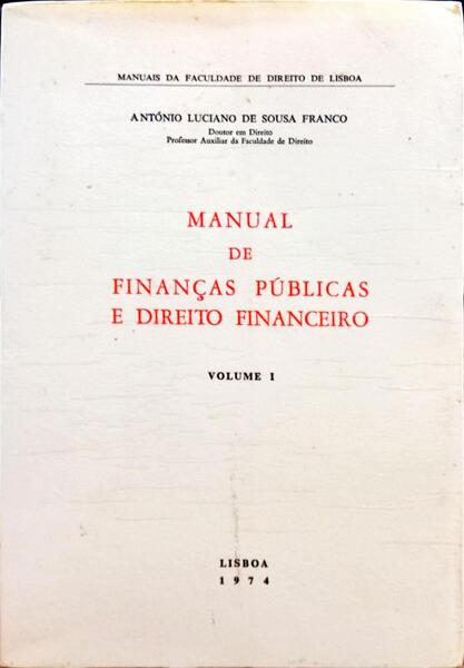 MANUAL DE FINANÃ‡AS PÃšBLICAS E DIREITO FINANCEIRO.