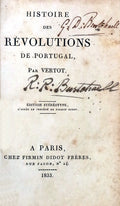 HISTOIRE DES RÃ‰VOLUTIONS DE PORTUGAL.