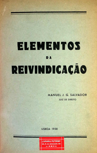 ELEMENTOS DA REIVINDICAÃ‡ÃƒO.