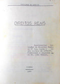 DIREITOS REAIS. [INCOMPLETO]
