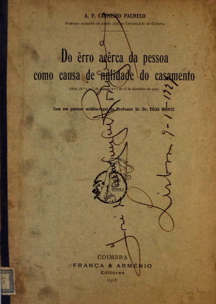 DO ÃŠRRO ACÃŠRCA DA PESSOA COMO CAUSA DE NULIDADE DO CASAMENTO.