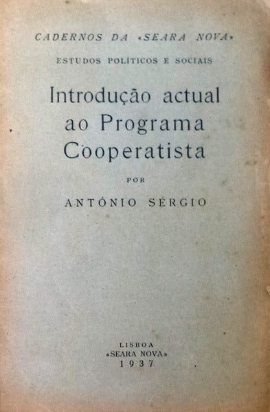 INTRODUÃ‡ÃƒO ACTUAL AO PROGRAMA COOPERATISTA.