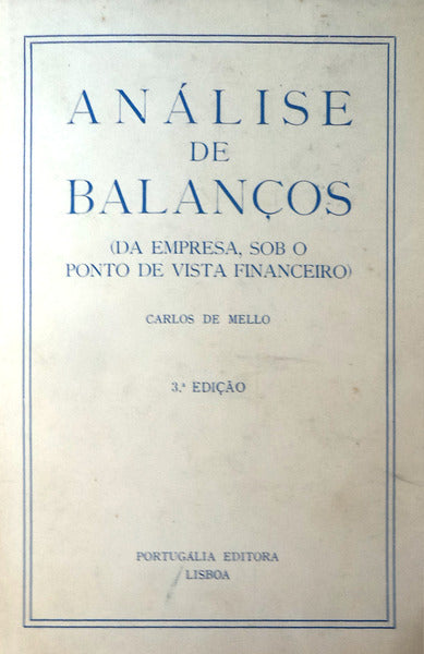 ANÃ?LISE DE BALANÇOS.