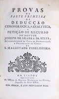 DEDUCÃ‡ÃƒO CHRONOLOGICA, E ANALYTICA.