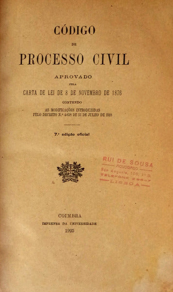 CÃ“DIGO DE PROCESSO CIVIL. [7.Âª EDIÃ‡ÃƒO OFICIAL]
