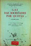 LEI DAS SOCIEDADES POR QUOTAS. [6.Âª EDIÃ‡ÃƒO]