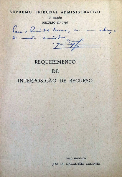 REQUERIMENTO DE INTERPOSIÃ‡ÃƒO DE RECURSO.