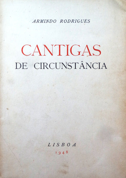 CANTIGAS DE CIRCUNSTÃ‚NCIA.