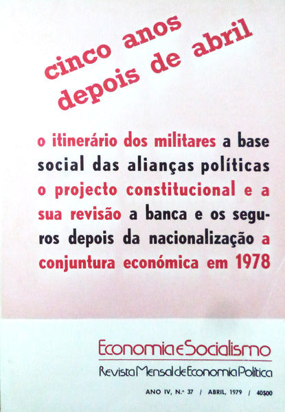 CINCO ANOS DEPOIS DE ABRIL.