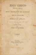 JESUS CHRISTO PERANTE O SECULO OU NOVOS TESTEMUNHOS DAS SCIENCIAS EM ABONO DO CATHOLICISMO. [ 3.Âª EDIÃ‡ÃƒO/1874]