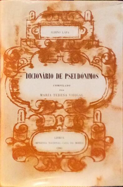 DICIONÃRIO DE PSEUDÃ“NIMOS.