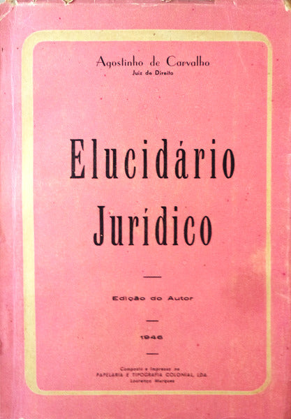 ELUCIDÃRIO JURÃDICO.