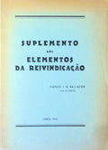 SUPLEMENTO AOS ELEMENTOS DA REVINDICAÃ‡ÃƒO.