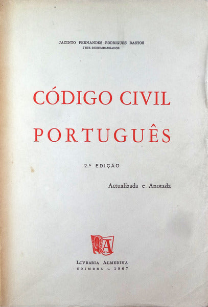 CÃ“DIGO CIVIL PORTUGUÃŠS.