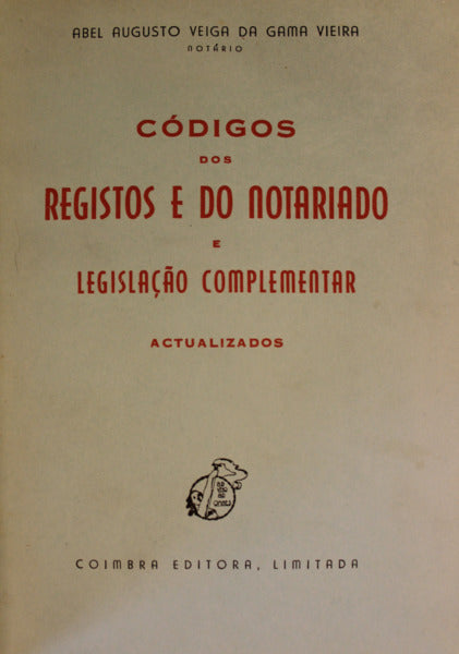 CÃ“DIGOS DOS REGISTOS E DO NOTARIADO.