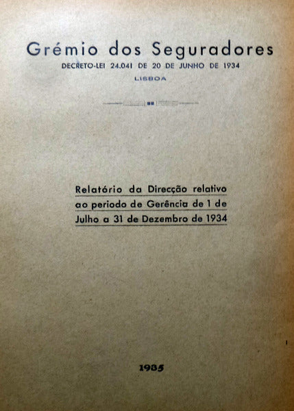 GRÃ‰MIO DOS SEGURADORES.