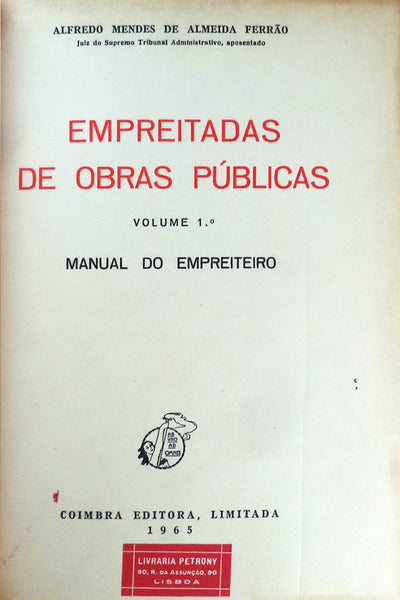 EMPREITADAS DE OBRAS PÃšBLICAS.