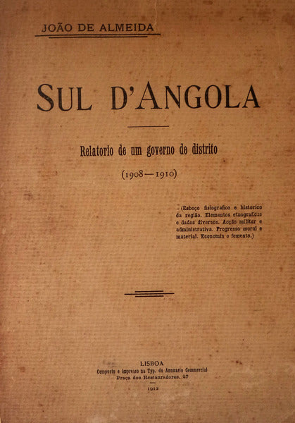 SUL D'ANGOLA.