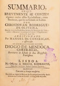 SUMMARIO EM QUE BREVEMENTE SE CONTEM algumas cousas assim Ecclesiasticas, como Seculares, que ha na Cidade de Lisboa.