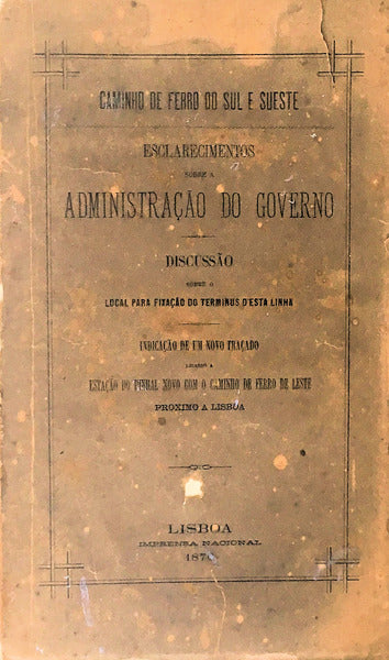 ESCLARECIMENTOS SOBRE A ADMINISTRAÃ‡ÃƒO DO GOVERNO.