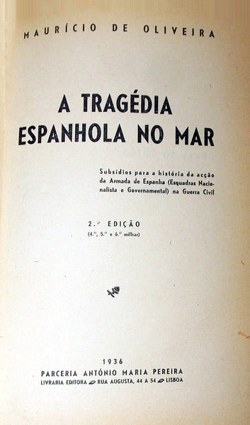 A TRAGÃ‰DIA ESPANHOLA NO MAR.