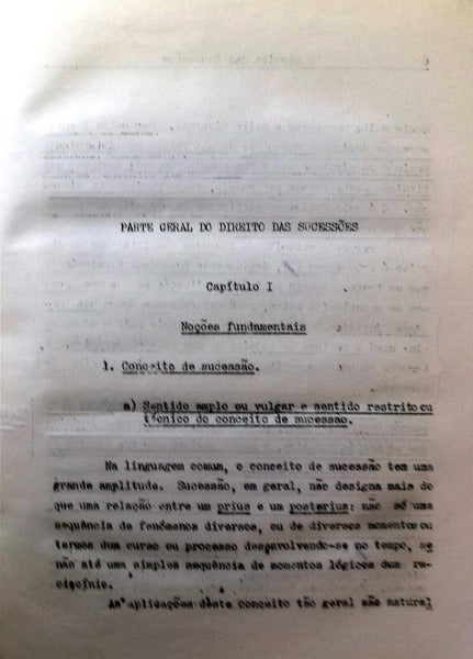 DIREITO DAS SUCESSÃ•ES.