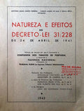 NATUREZA E EFEITOS DO DECRETO â€“ LEI 31:228.