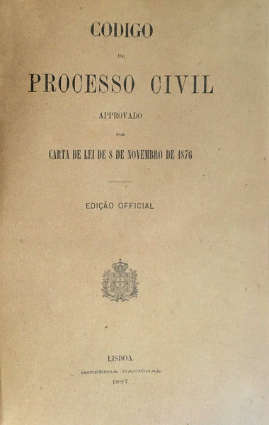 CODIGO DE PROCESSO CIVIL.