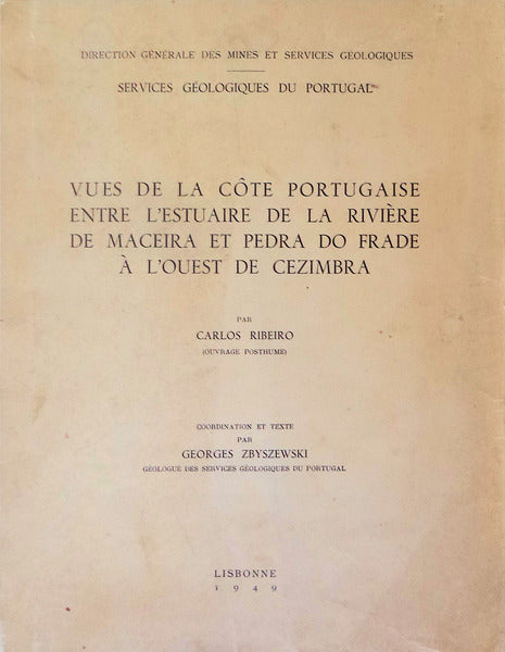 VUES DE LA CÃ”TE PORTUGAISE ENTRE L'ESTUAIRE DE LA RIVIÃˆRE DE MACEIRA ET PEDRA DO FRADE Ã€ L'OUEST DE CEZIMBRA.