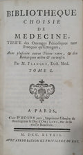 BIBLIOTHEQUE CHOISIE DE MEDECINE,
