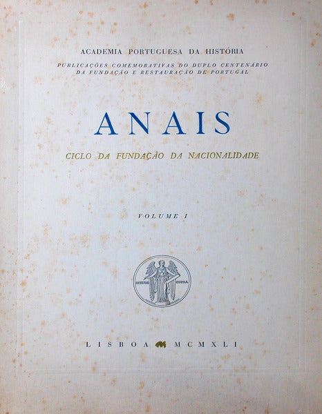 ANAIS. VOLUME I.