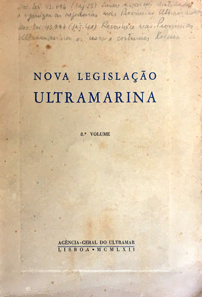 NOVA LEGISLAÃ‡ÃƒO ULTRAMARINA.