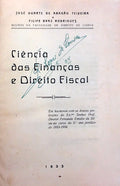 CIÃŠNCIA DAS FINANÃ‡AS E DIREITO FISCAL.