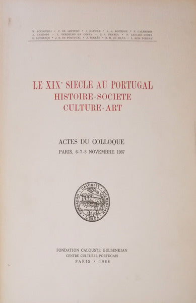 LE XIXe SIECLE AU PORTUGAL.