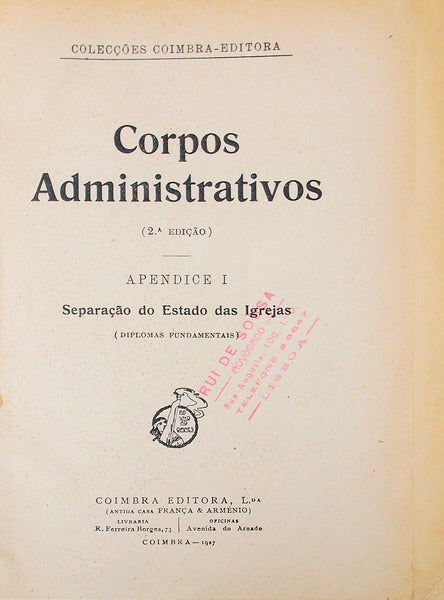 CORPOS ADMINISTRATIVOS.
